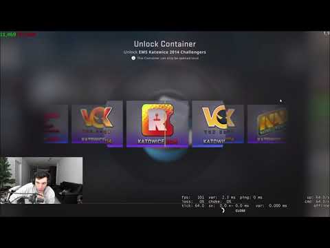 Trainwrecks opens Vox Eminor on stream - Katowice 2014 Sticker Capsule