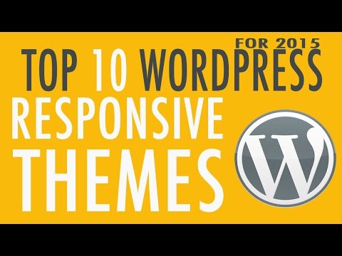 Top 10 Free WordPress Responsive Themes for 2015