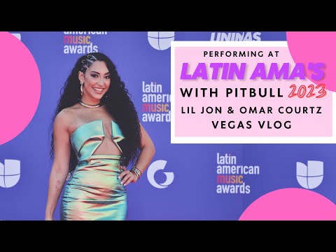 VEGAS VLOG - I Performed with Pitbull, Omar Courtz, & Lil Jon @ The Latin AMA's 2023