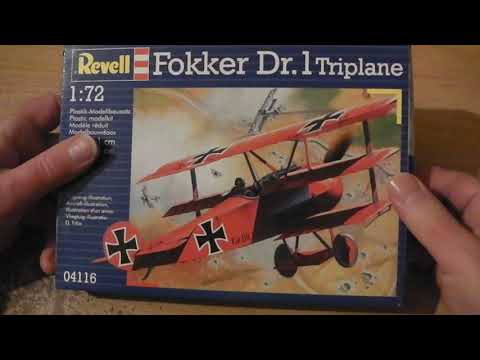 Kit Review - Revell Fokker Dr.1 Triplane in 1:72 New(ish) Tool.