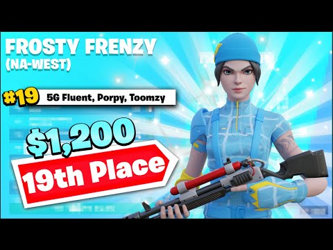 FROSTY FRENZY HIGHLIGHTS ($1200) - FORTNITE MONTAGE