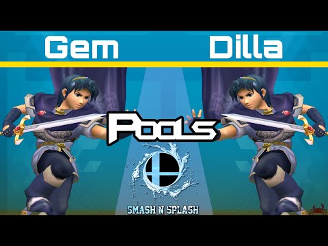 SNS - Gem (White Marth) vs Dilla (Marth) - Melee Pools