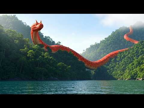 Part 13 : A Girl Alone Survives on a Tropical Island -  Brown Bear Vs Giant Red Python on the Beach