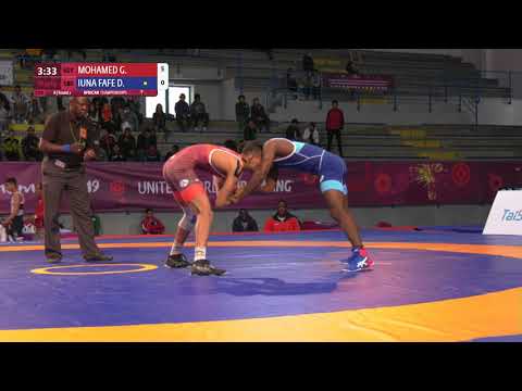Round 2 FS - 57 kg: G. MOHAMED (EGY) v. D. IUNA FAFE (GBS)