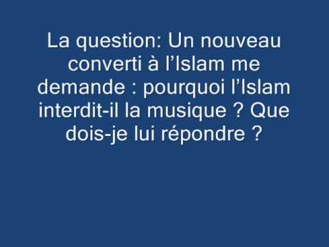 pourquoi la musique est interdite en islam