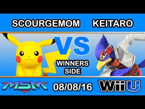 MSM 61 - Scourgemom (Pikachu) Vs. CLG | Keitaro (Falco) Winners Side - Smash Wii U