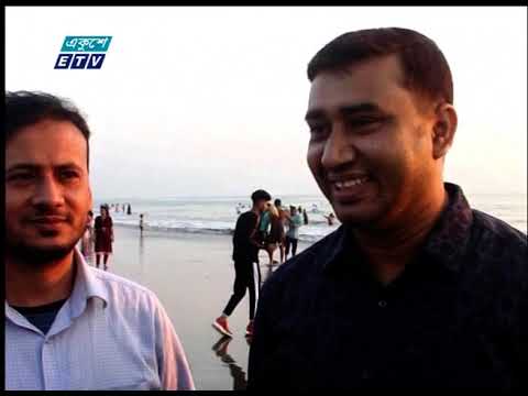 কক্সবাজার সমুদ্র সৈকতে ভ্রমণপিপাসুদের ঢল