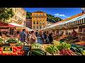SUMMER MORNING MARKET IN OLD NICE 🇫🇷 | FRANCE'S MOST AUTHENTIC STREET FOOD? [4K]