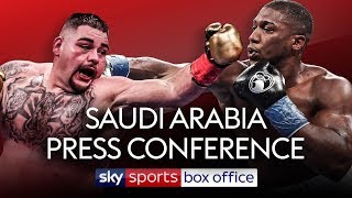 LIVE PRESS CONFERENCE! Andy Ruiz Jr vs Anthony Joshua 2 | In Saudi Arabia