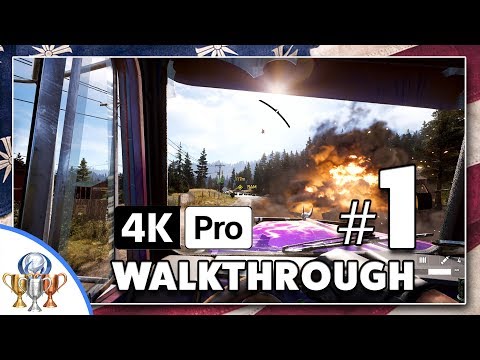 Far Cry 5 Gameplay Walkthrough Part 1 - The Widowmaker [4K PS4 Pro 2160p]