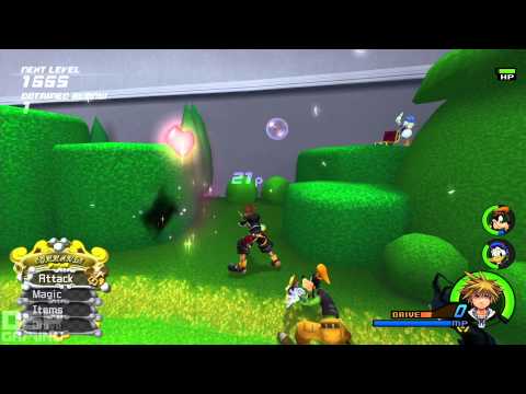Kingdom Hearts 2 Final Mix HD playthrough pt45 - Disney Castle Rescue