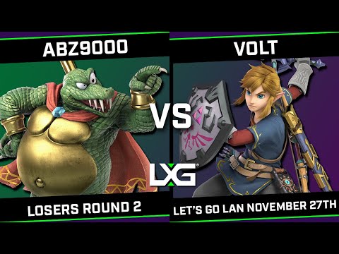 ABZ9000 (K.Rool) vs Volt (Link/Lucario) - LXG Let's Go LAN November 27th
