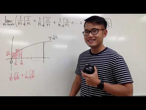 Limit as an integral (Riemann Sum)