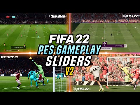 PES Gameplay Sliders V2 - AMAZING!! 💕 | FIFA 22