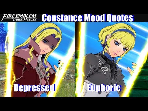 FE3H Sad Constance vs Euphoric Constance Quotes - Fire...