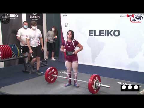 Noemie Allabert - 1st Place 430kg Total - 52kg Class 2021 IPF World Women's Classic