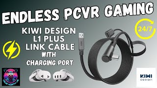 Play PCVR Forever with the Kiwi Design L1 Link Cable with Charger for VR - How to Use & Review
