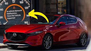 “In-vehicle network malfunction” Warning in Mazda