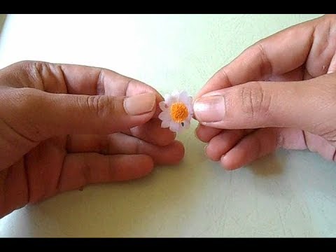 How to make little Flowers with craft punch