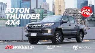 2025 Foton Thunder 4x4 AT | Surprise! This over a Hilux? | Review | Zigwheels.Ph