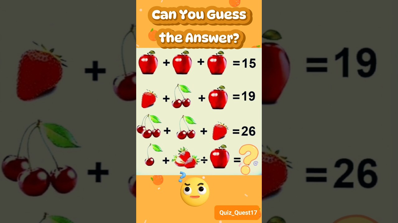 Can You Guess the Answer in 10 seconds? #shorts