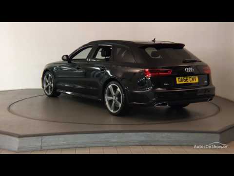 DA66CWV AUDI A6 AVANT TDI QUATTRO S LINE BLACK EDITION BLACK 2016, Nottingham Audi