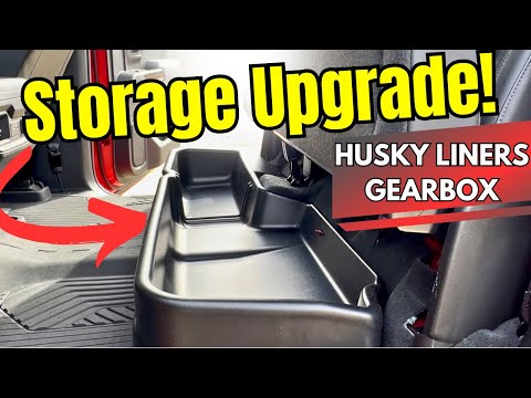 Maximize Under Seat Truck Storage in Minutes! Husky Liners GearBox