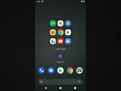 Folder Widget: 데스크톱 대용량 폴더 위젯