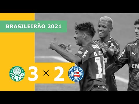 Palmeiras 3 x 2 Bahia – Gols – 27/06 – Brasileirão 2021