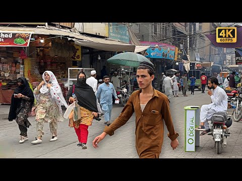 🇵🇰 Sadar Bazar Peshawar, Pakistan - 4K Walking  Tour & Captions