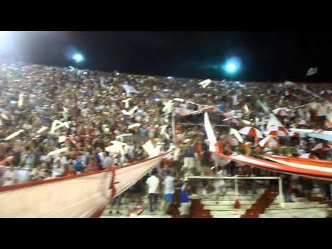 "Huracan - Independiente de Santa Fe, final ida de la copa sudamericana" Barra: La Banda de la Quema • Club: Huracán • País: Argentina