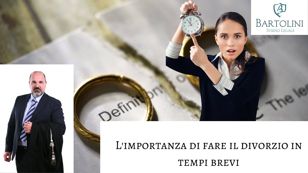 L'importanza di fare il divorzio in tempi brevi