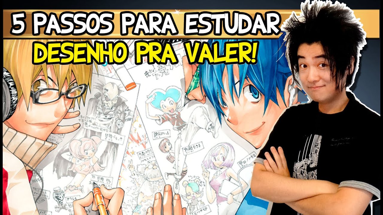 5 passos para ESTUDAR DESENHO PRA VALER