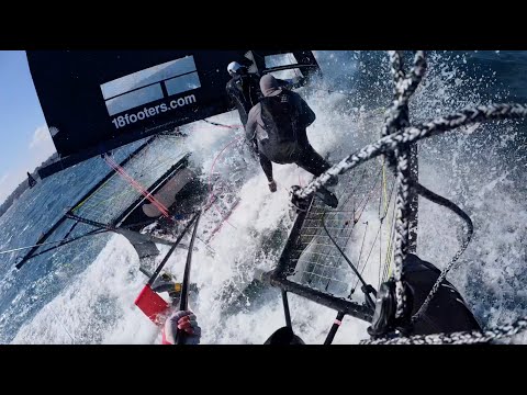 30 KNOT 18 FOOTER POV SENDS!! (Sixt Spring Series Race 1 - Highlights)