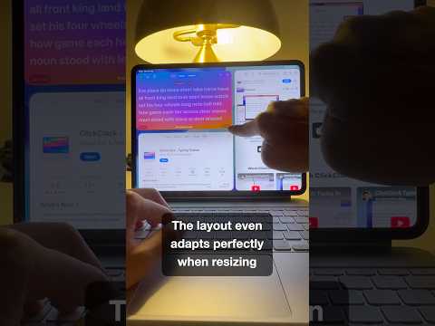 Landscape Typing Mode is FINALLY here! ⌨️✨ #typing #keyboard #ios #ipad #magickeyboard #shorts thumbnail