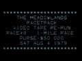 1979 Meadowlands ABERCROMBIE Invitational $50,000 Glen Garnsey Track Record