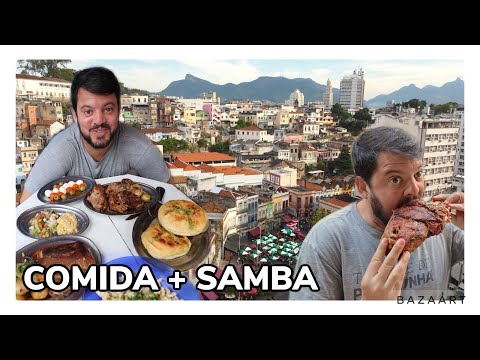 CROCANTE! 🐽 JOELHO de porco GIGANTE + Comida de SAMBA 🥁 - Rio de Janeiro | RIO4FUNro