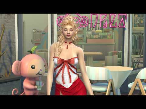 the sims 4 realistic style download blonde female Zofia Zielinska by Bonita100 Game Video Preview