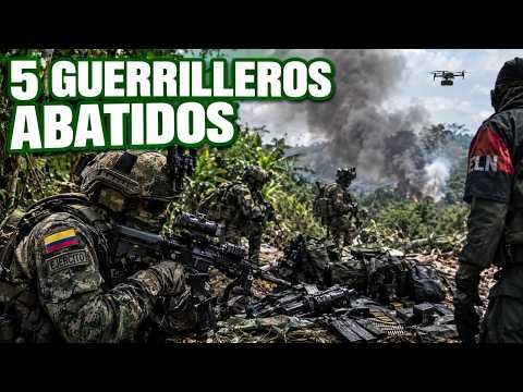 ¡GOLPE AL ELN! Cinco guerrilleros fueron dados de baja en Bolívar: cayó el cabecilla alias Niche