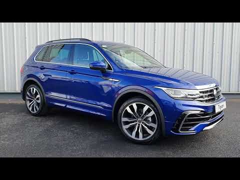 2021 Volkswagen Tiguan R-Line finished in Lapiz Blue at Mullingar Autos