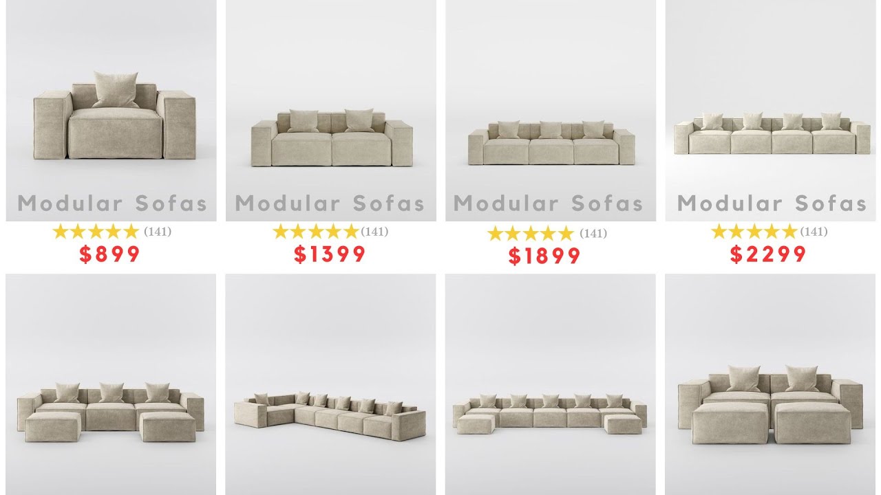 Minimalist modular sofa from POVISON.#sofa #furniture #petfriendly