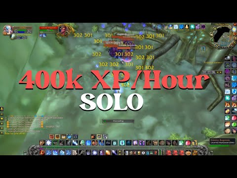 Wow TBC Anniversary - Slave Pens Mage Solo 350-400k XP/Hour, No Zanza