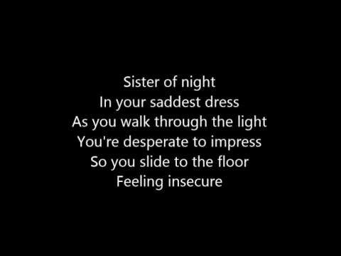 Depeche Mode - Sister Of Night (karaoke - instrumental+lyrics)