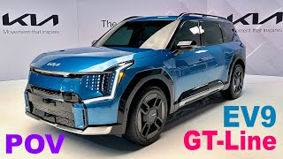 Kia EV9 GT-Line & Land Trims Detailed View 4K POV