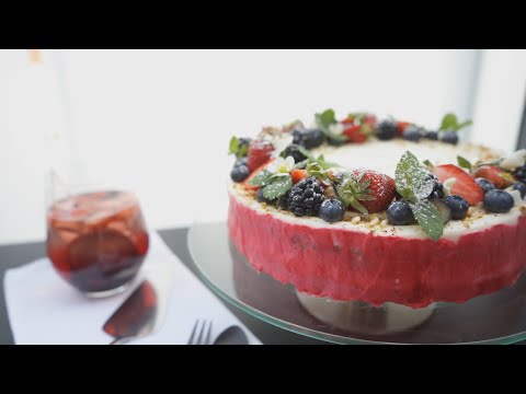 Erdbeertorte zum Muttertag (Erdbeerkuchen Rezept mit Mascarpone zum Mother day Erdbeercheesecake)