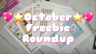💖⭐️ October Freebie Roundup ⭐️💖 #savingchallenge #freebies FREE Printable savings challenge!