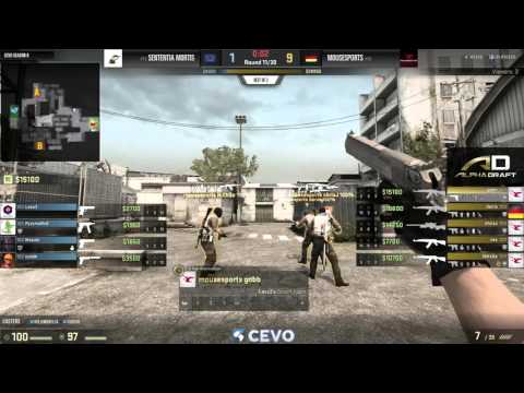 Sententia Mortis vs Mousesports Game 1 (CEVO-P CS:GO Season 8) - Helium & Launders