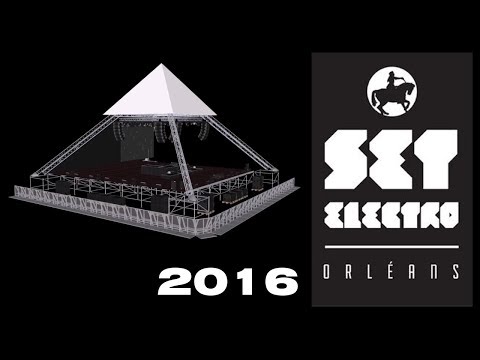 [Modélisation 3D] Scène du SET ELECTRO Orléans 2016 - Le dépôt d'la scène 3D