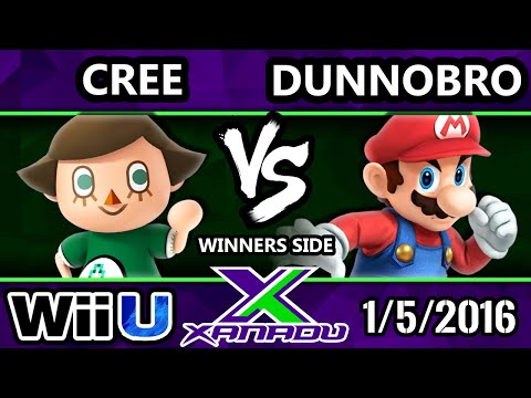 S@X 131 - Cree (Villager) Vs. DunnoBro (Mario) SSB4 Tournament - Smash Wii U - Smash 4
