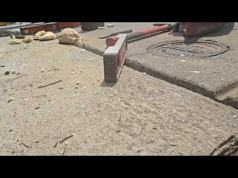 Lifting & Leveling Sunken Concrete with PolyLevel | Gainesville, VA